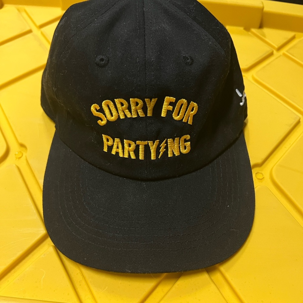 Super Plastic ‘Sorry For Partying’ Hat